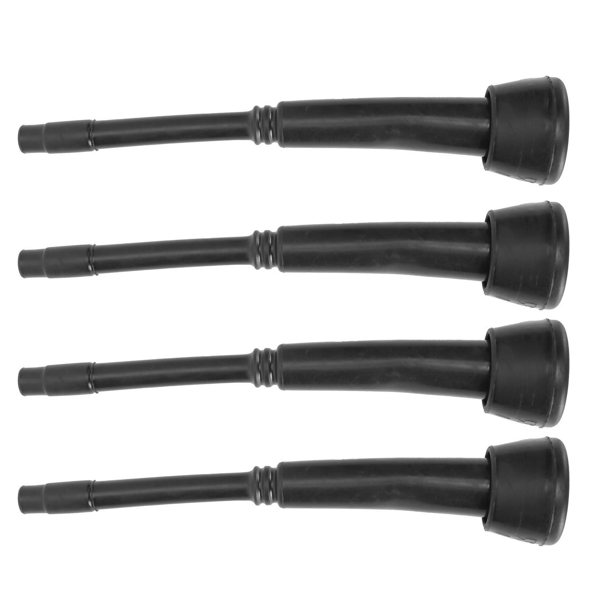 4PCS 00U Milking Machine Liners Black Rubber Teat Cup Liners Accessories for Goat Milker