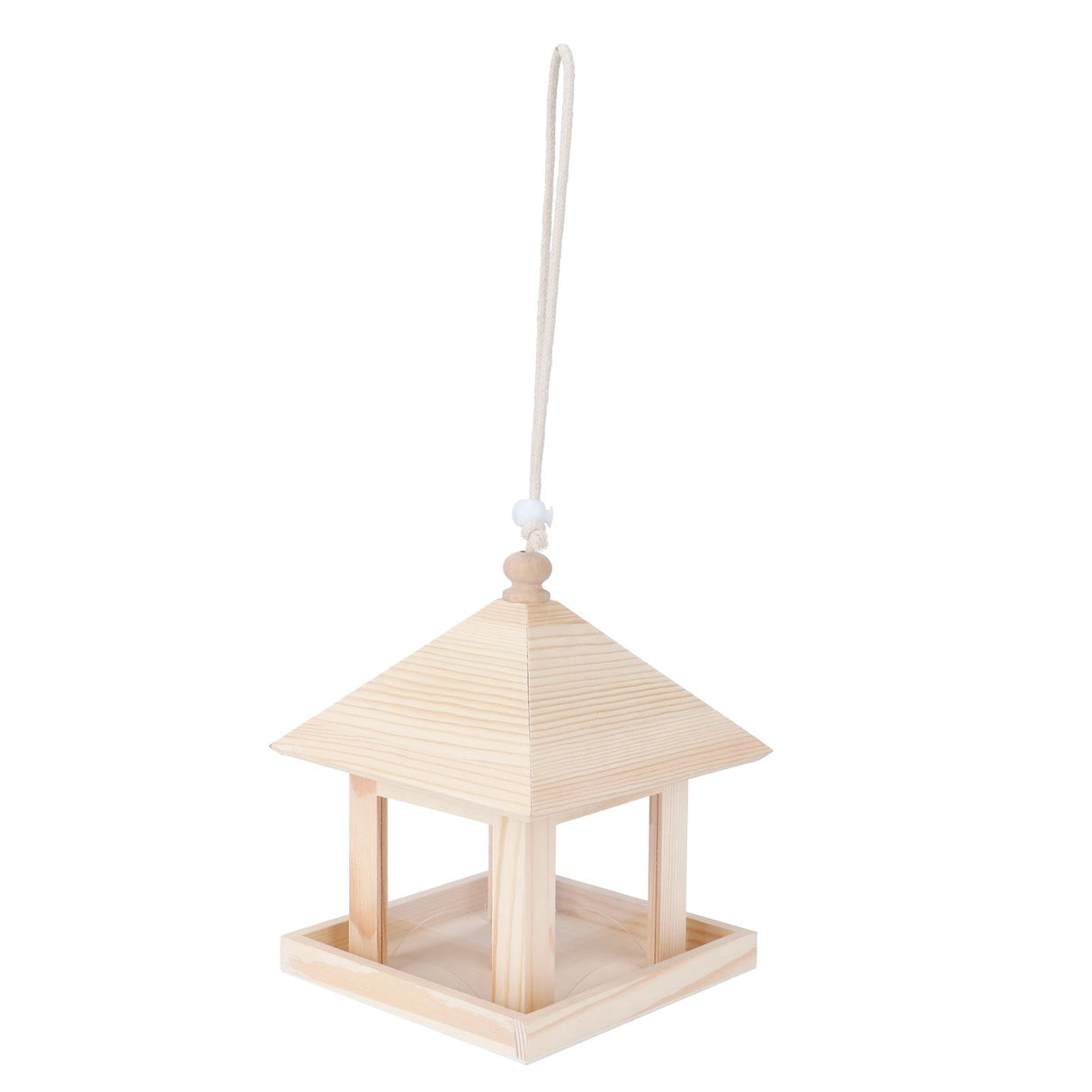 Hanging Bird House Nesting Box Feeding Feeder Box Garden Ornament Outdoor Tree DIY Decoration