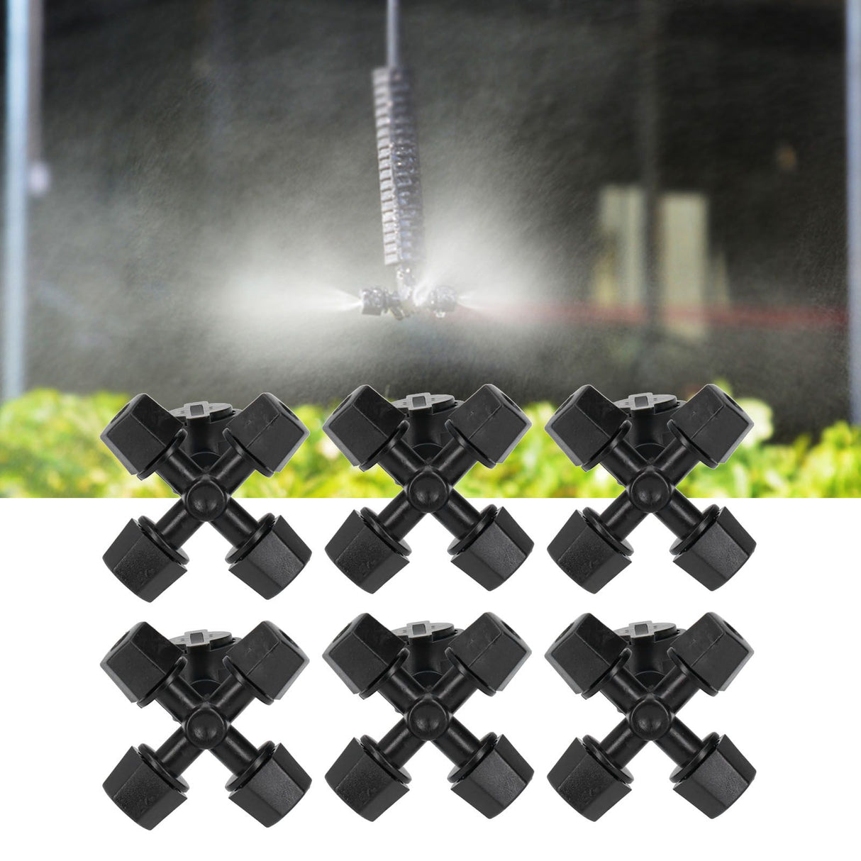 10Set G1/8 Atomizer Greenhouse Misting Sprayer Nozzle Garden Irrigation Watering Equipment