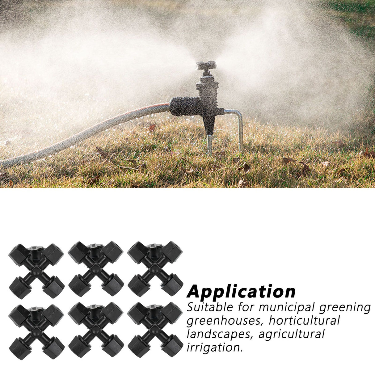 10Set G1/8 Atomizer Greenhouse Misting Sprayer Nozzle Garden Irrigation Watering Equipment