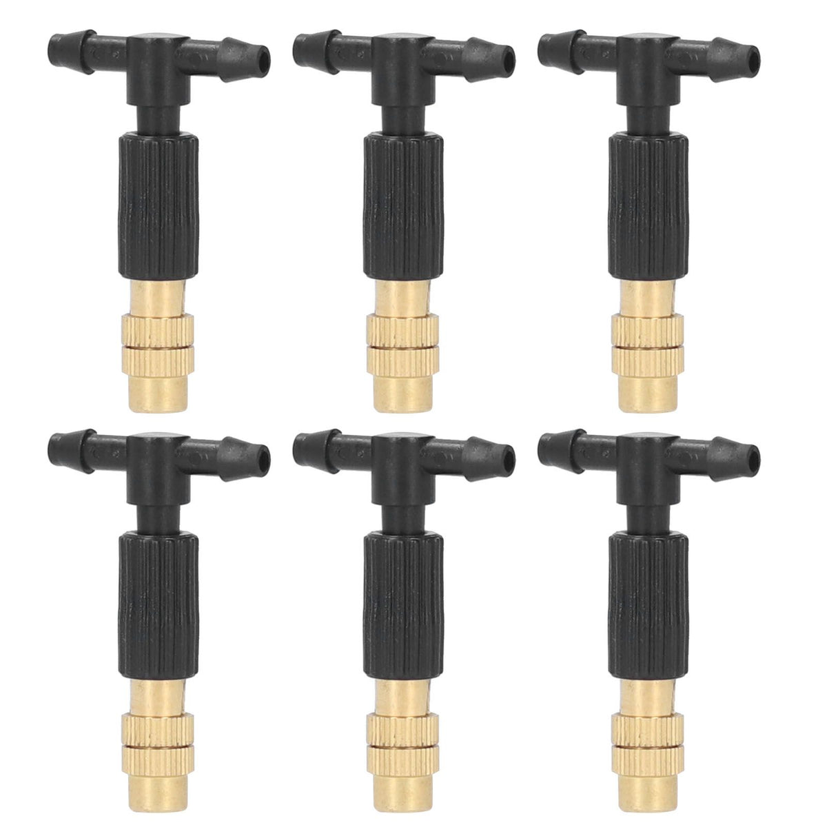 10 Set Micro Garden Watering Spray Head Misting Nozzle with 3‑Way Connector Irrigation System