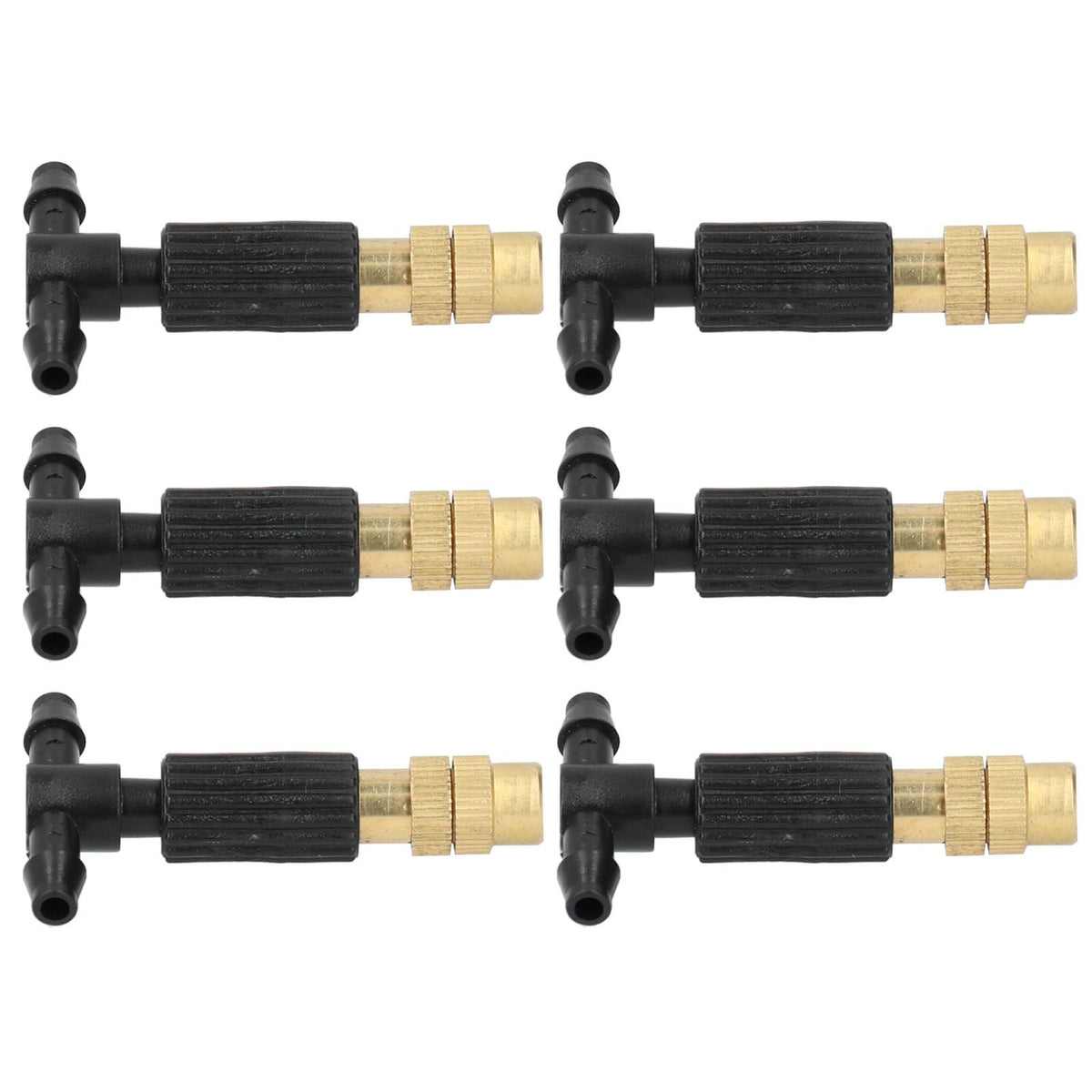10 Set Micro Garden Watering Spray Head Misting Nozzle with 3‑Way Connector Irrigation System