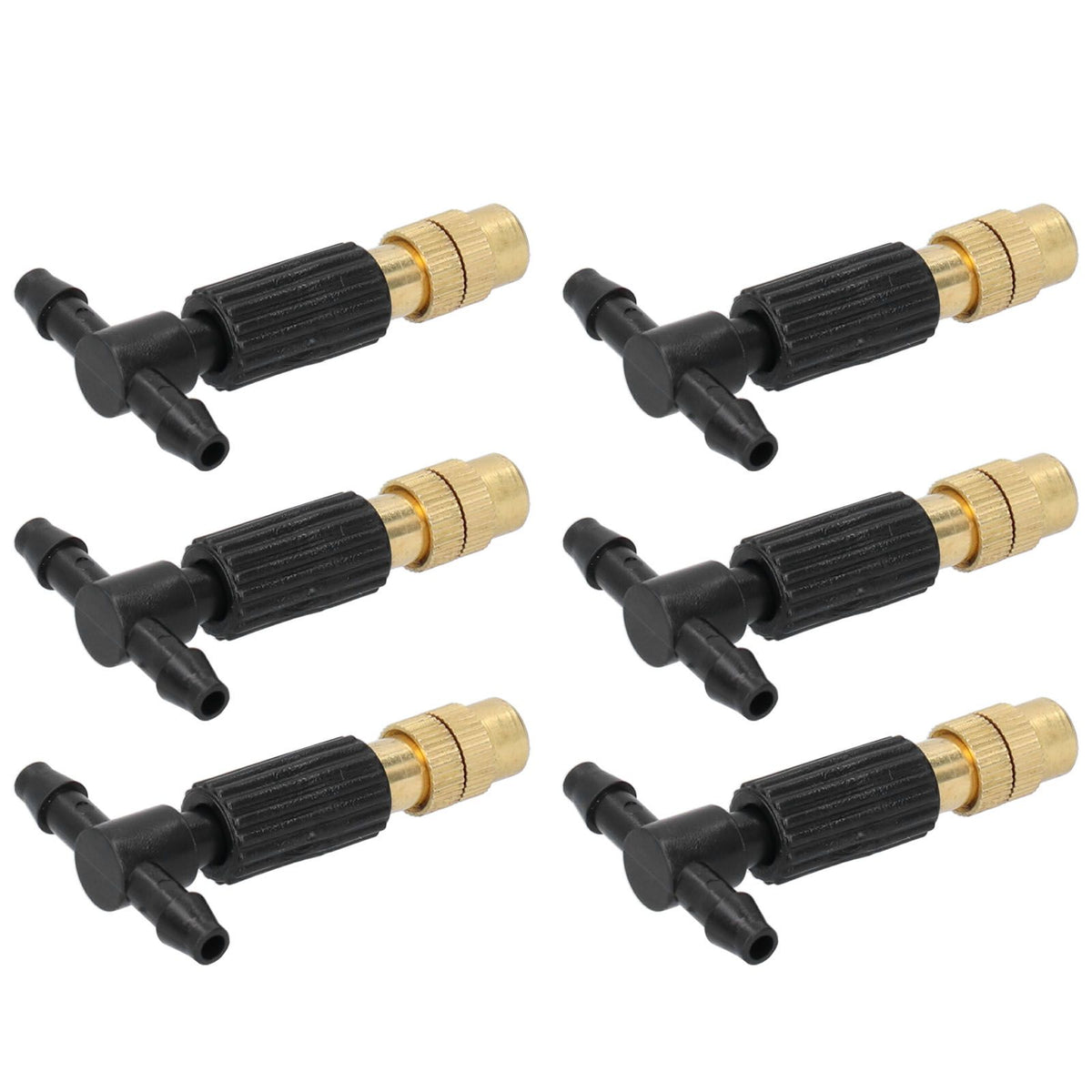 10 Set Micro Garden Watering Spray Head Misting Nozzle with 3‑Way Connector Irrigation System