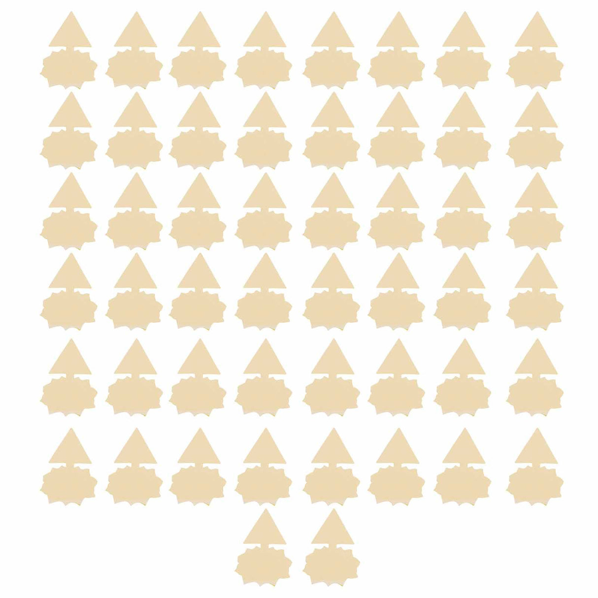 50PCS Double‑Sided Waterproof Bug Fly Stickers Glue Board Flying Insect Glue Traps Catcher