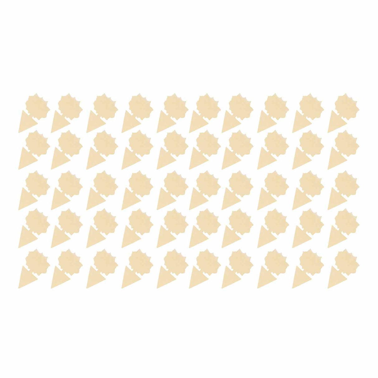 50PCS Double‑Sided Waterproof Bug Fly Stickers Glue Board Flying Insect Glue Traps Catcher