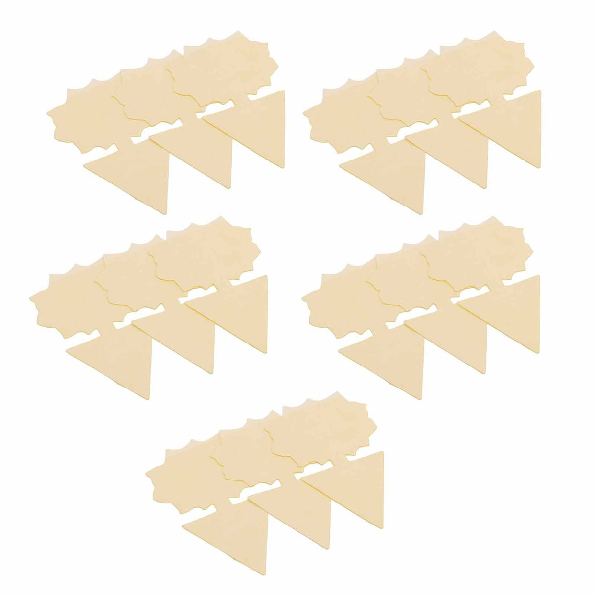 50PCS Double‑Sided Waterproof Bug Fly Stickers Glue Board Flying Insect Glue Traps Catcher