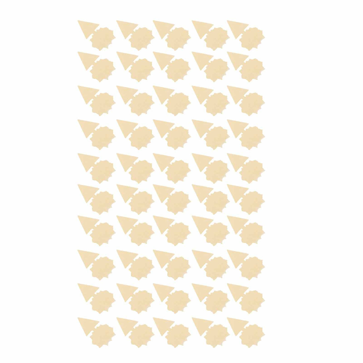 50PCS Double‑Sided Waterproof Bug Fly Stickers Glue Board Flying Insect Glue Traps Catcher