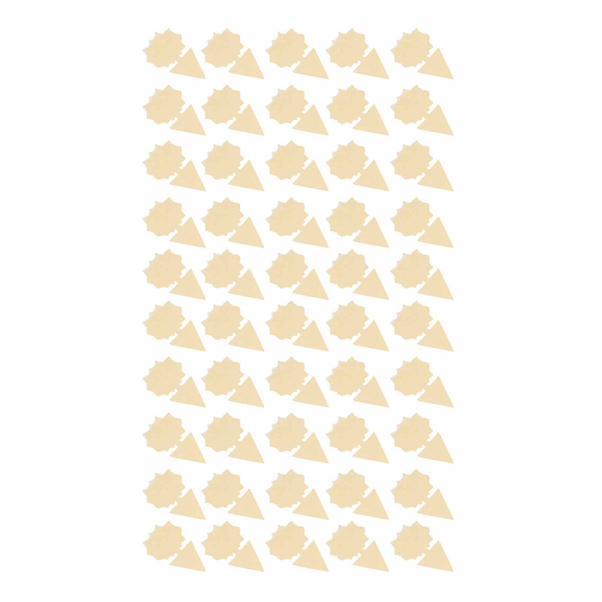 50PCS Double‑Sided Waterproof Bug Fly Stickers Glue Board Flying Insect Glue Traps Catcher