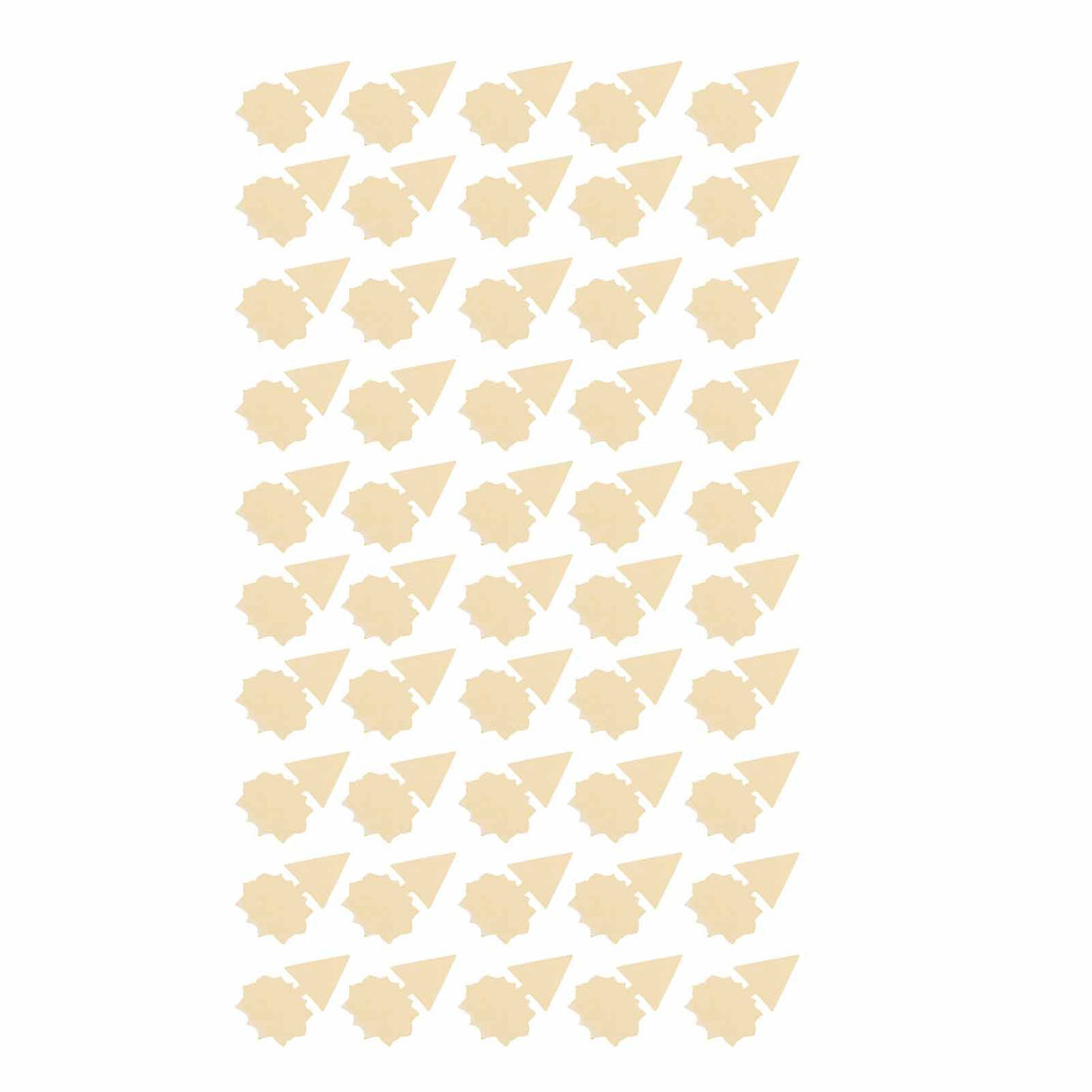 50PCS Double‑Sided Waterproof Bug Fly Stickers Glue Board Flying Insect Glue Traps Catcher
