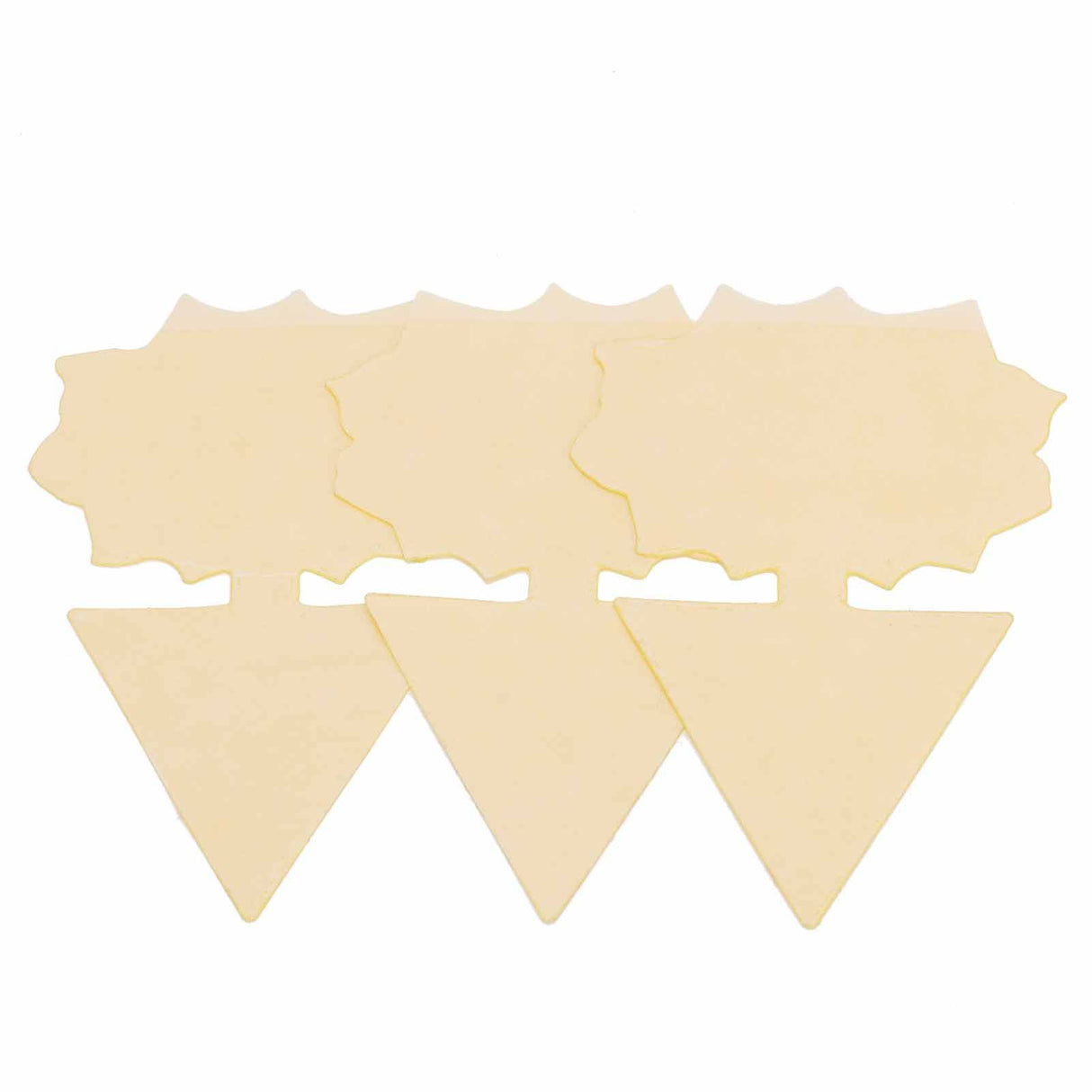 50PCS Double‑Sided Waterproof Bug Fly Stickers Glue Board Flying Insect Glue Traps Catcher