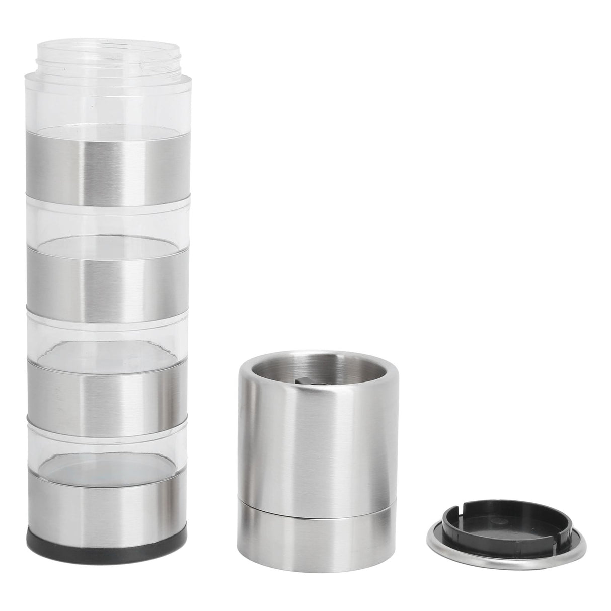 Seasoning Jar Set Spice Bottles Grinder Condiment Dispenser for Outdoor Camping