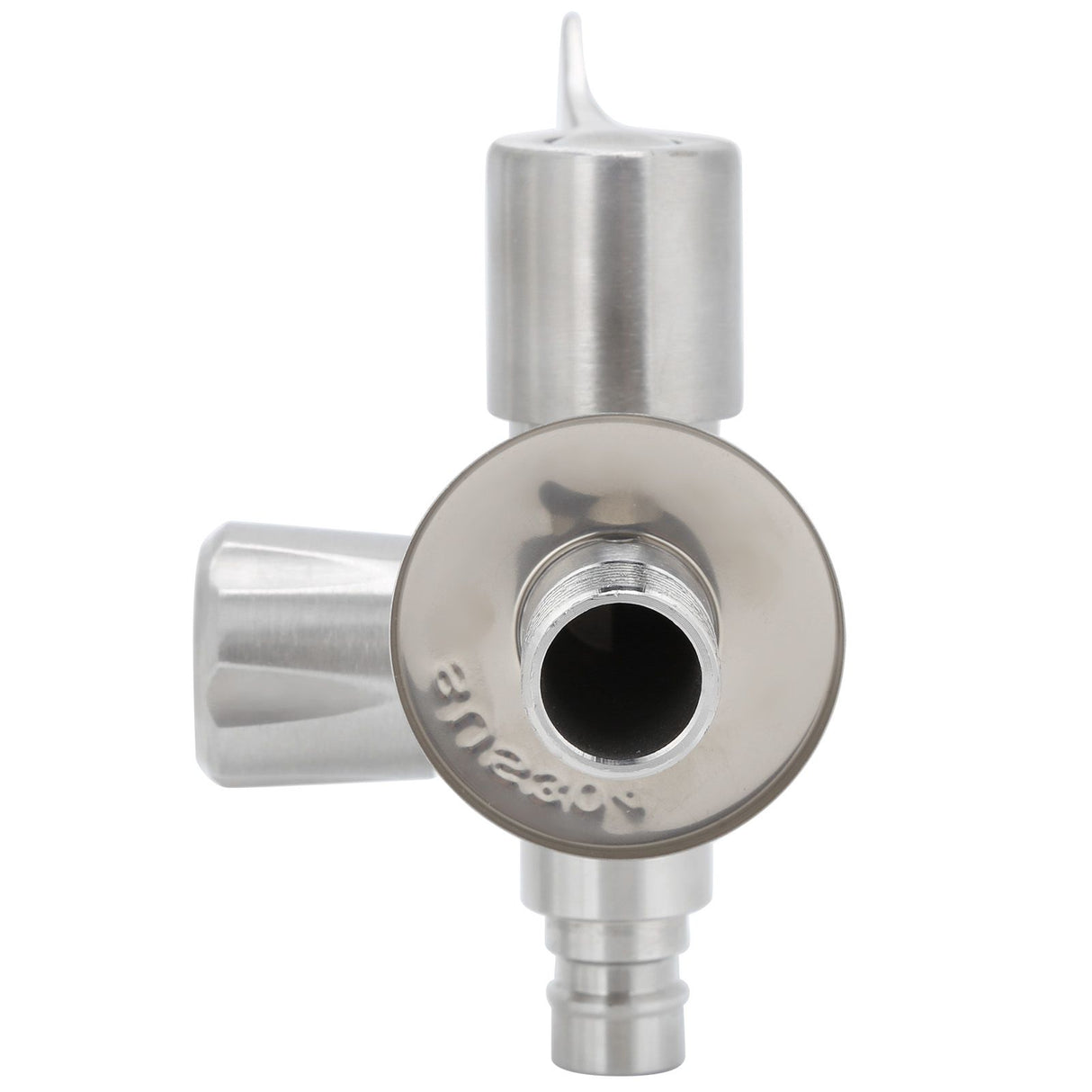G1/2 Male Thread Water Faucet Dual Outlet Stainless Steel Water Tap for Gardens Washing Machines