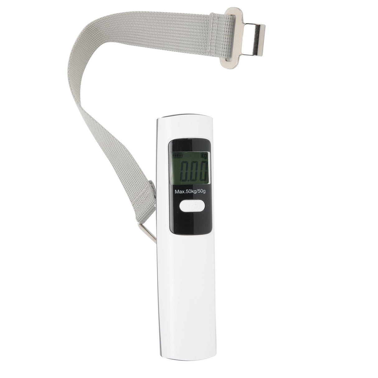 Pocket Scale with LCD Display Battery Free Portable Luggage Scale Weighing Device