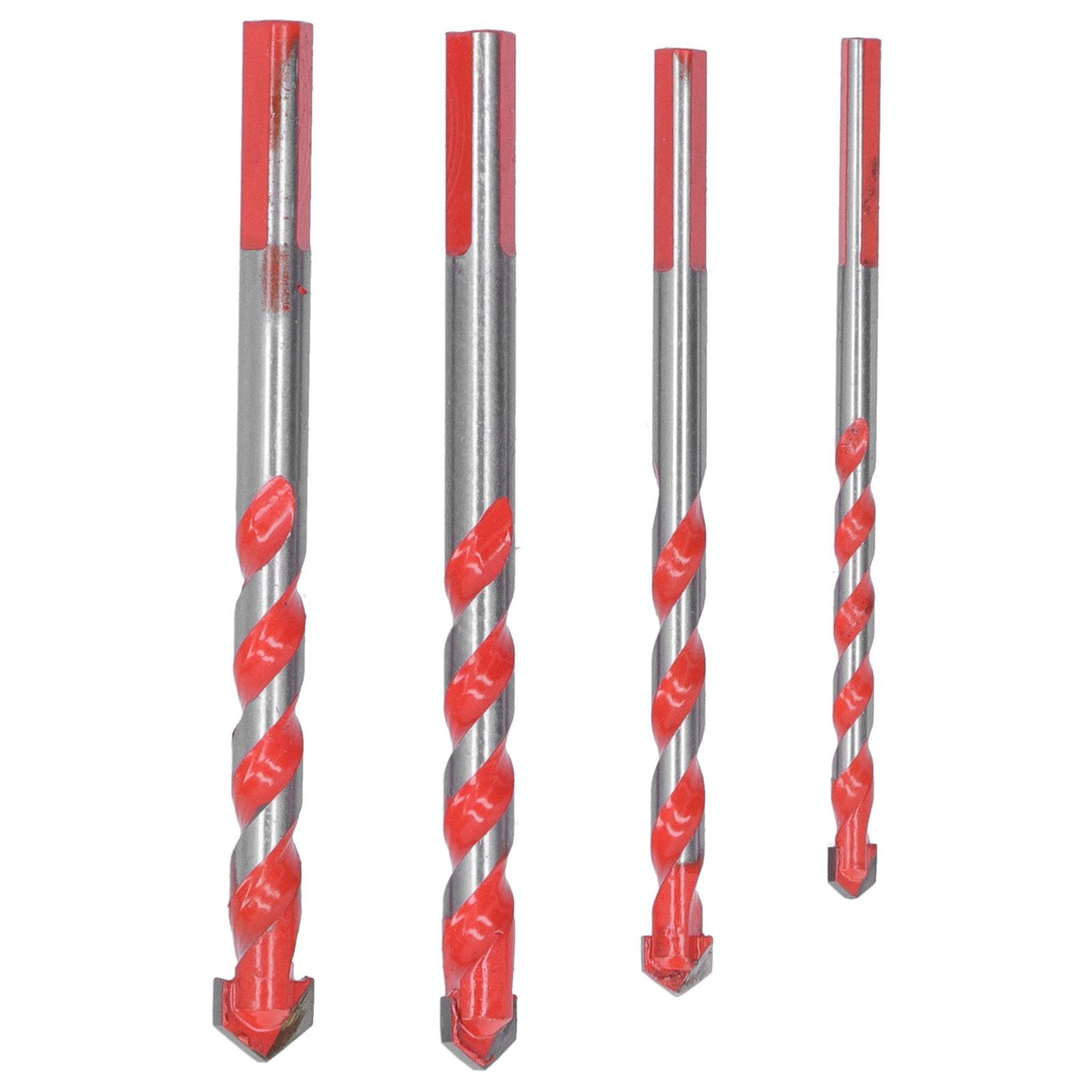 4pcs Multi‑Function Drill Bit Set 6mm/0.24in 8mm/0.31in 10mm/0.39in 12mm/0.47in Hole Opener Tool