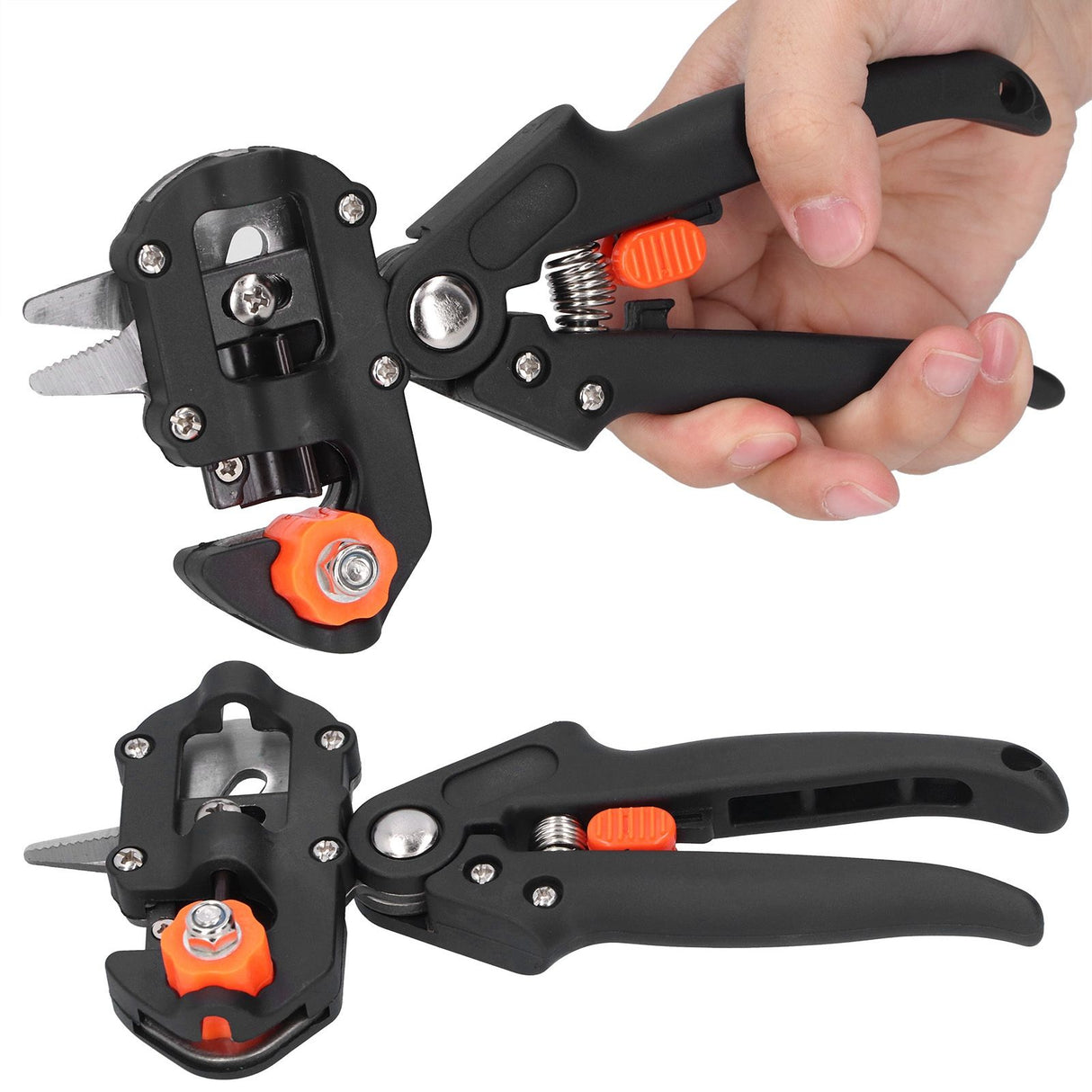 Garden Grafting Tool Set Plant Tree Branch Cutting Scissor Shear Pruner Gardener Professional SuppliesBlack