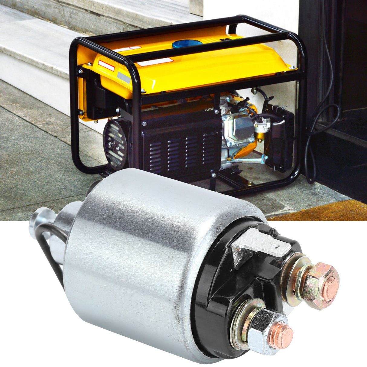 Starter Motor Relay Replacement Tillers Accessory Parts Fit for 170F/173F/178F/186F Round Head