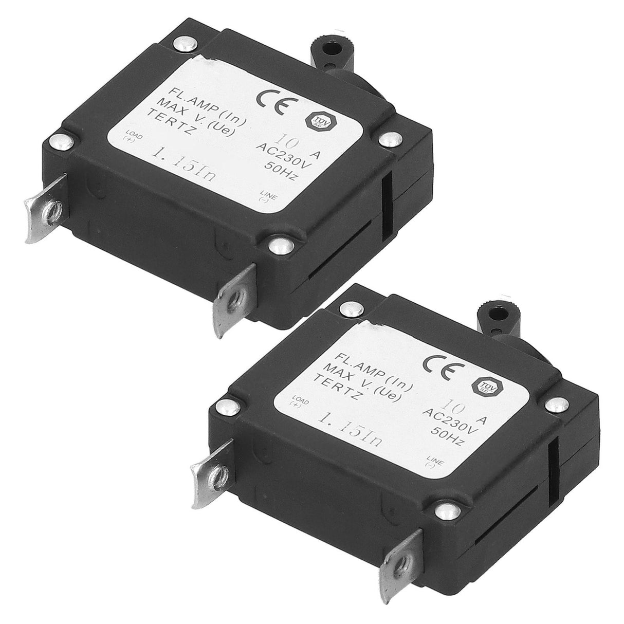 2PCS Power Switch Circuit Breaker Leakage Protector Fit for 168F 170F Gasoline Generator 2KW‑3KW