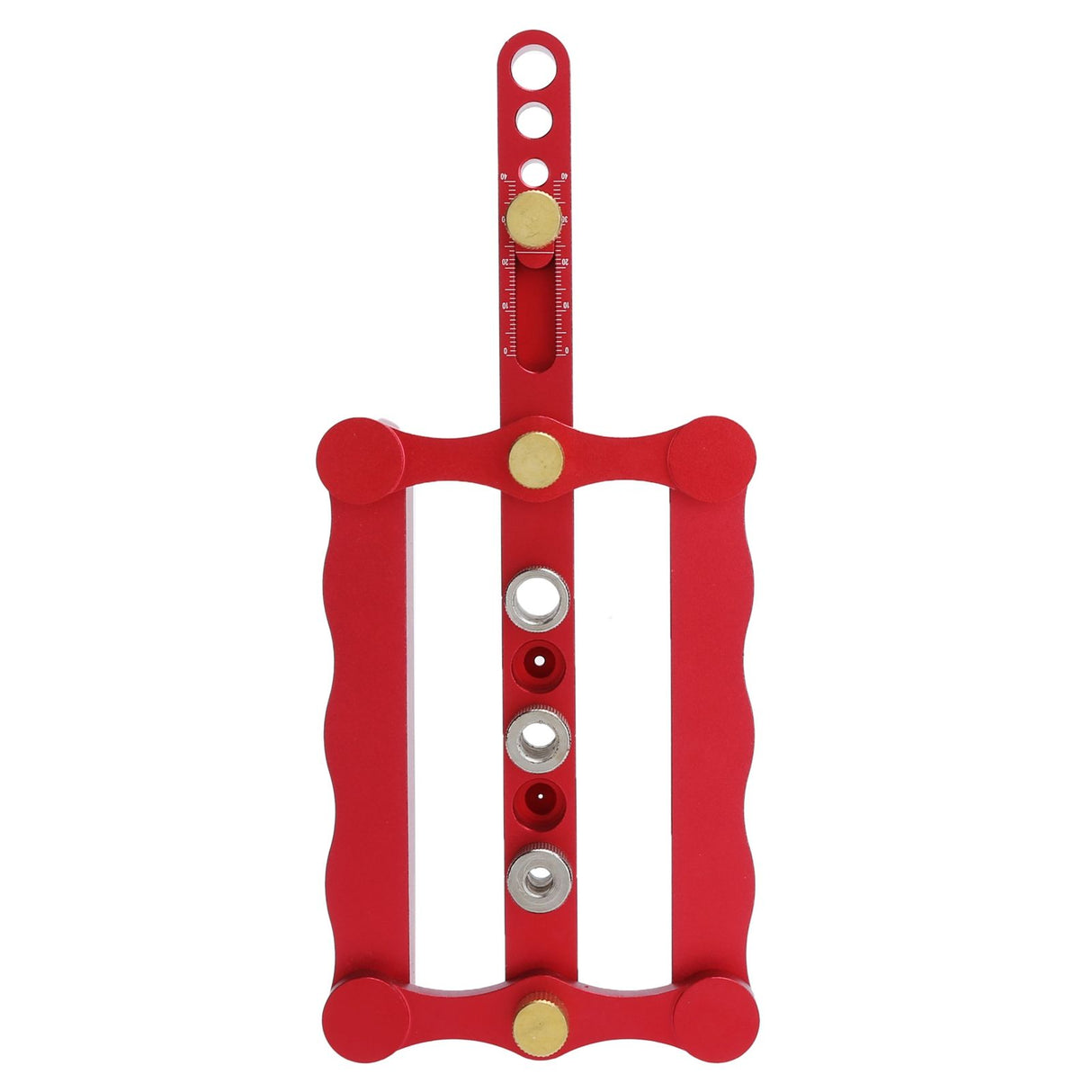 Self Centering Doweling Jig Borehole Locator with Scale Kit DIY Woodworking Tools