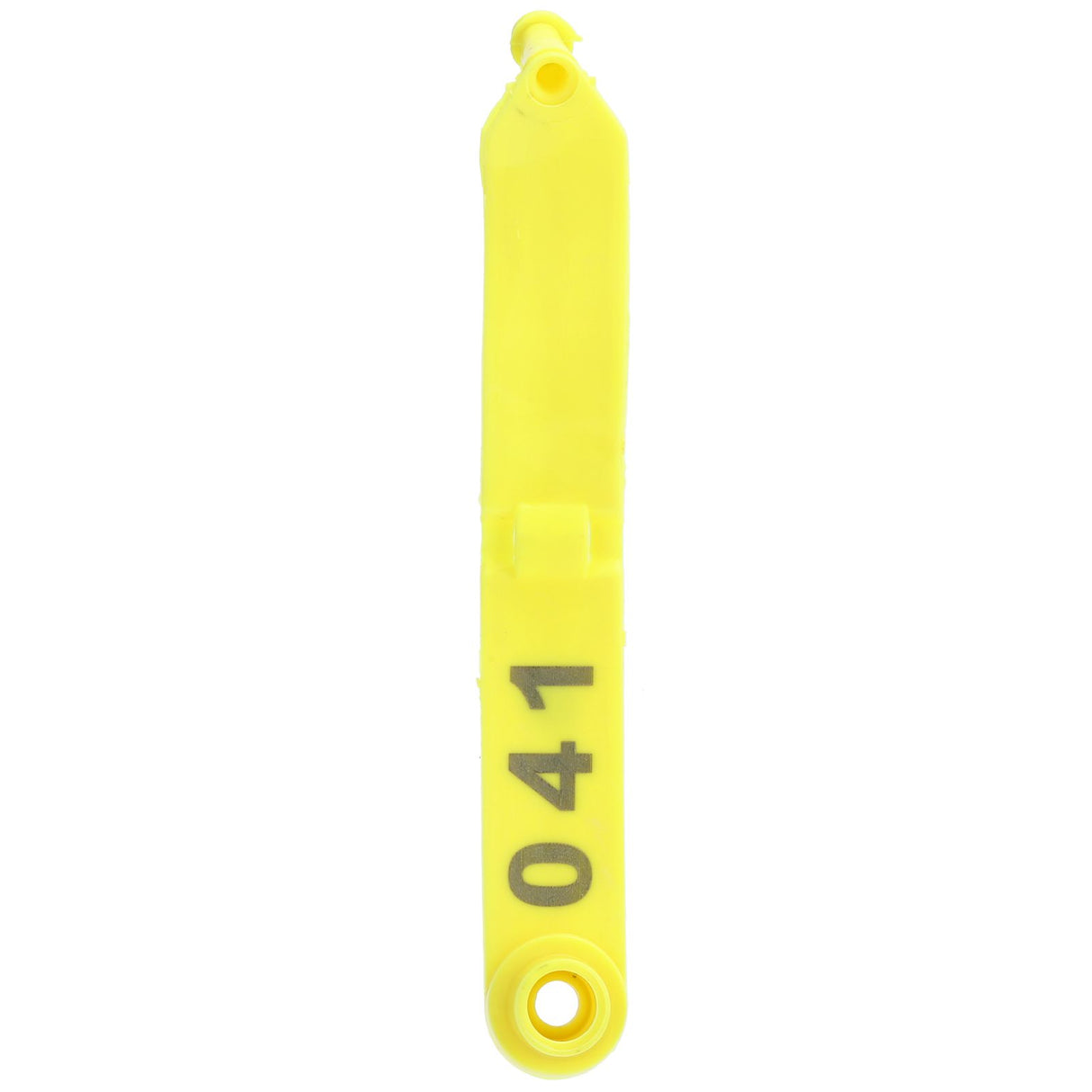 100Pcs Sheep Ear Tag Double Folded Yellow Integrated Number Animal Identification Card