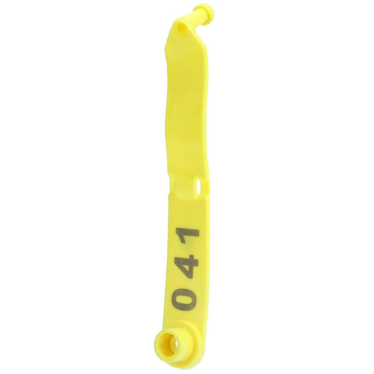 100Pcs Sheep Ear Tag Double Folded Yellow Integrated Number Animal Identification Card