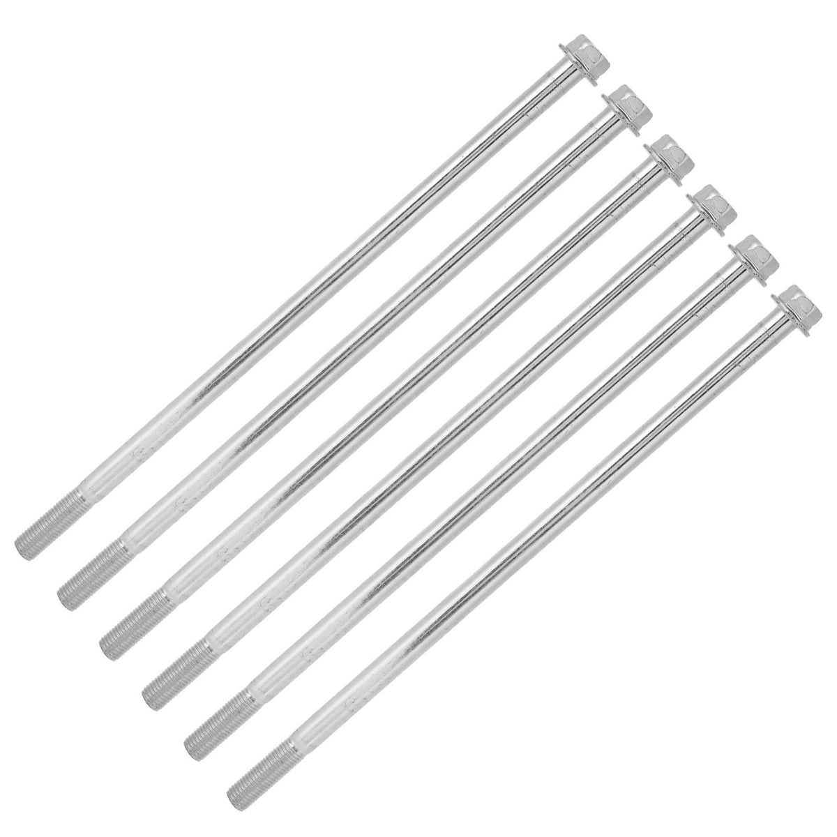 6Pcs Flange Bolt M10x260 Starter Engine Center Flange Bolt Gasoline Generator Replacement Parts