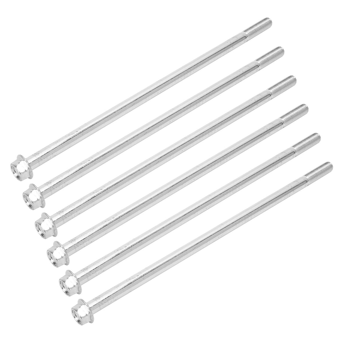 6Pcs Flange Bolt M10x260 Starter Engine Center Flange Bolt Gasoline Generator Replacement Parts