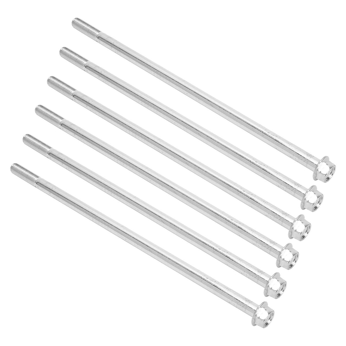 6Pcs Flange Bolt M10x260 Starter Engine Center Flange Bolt Gasoline Generator Replacement Parts