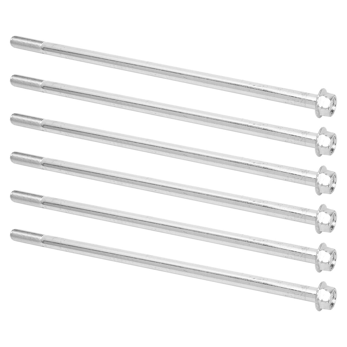 6Pcs Flange Bolt M10x260 Starter Engine Center Flange Bolt Gasoline Generator Replacement Parts