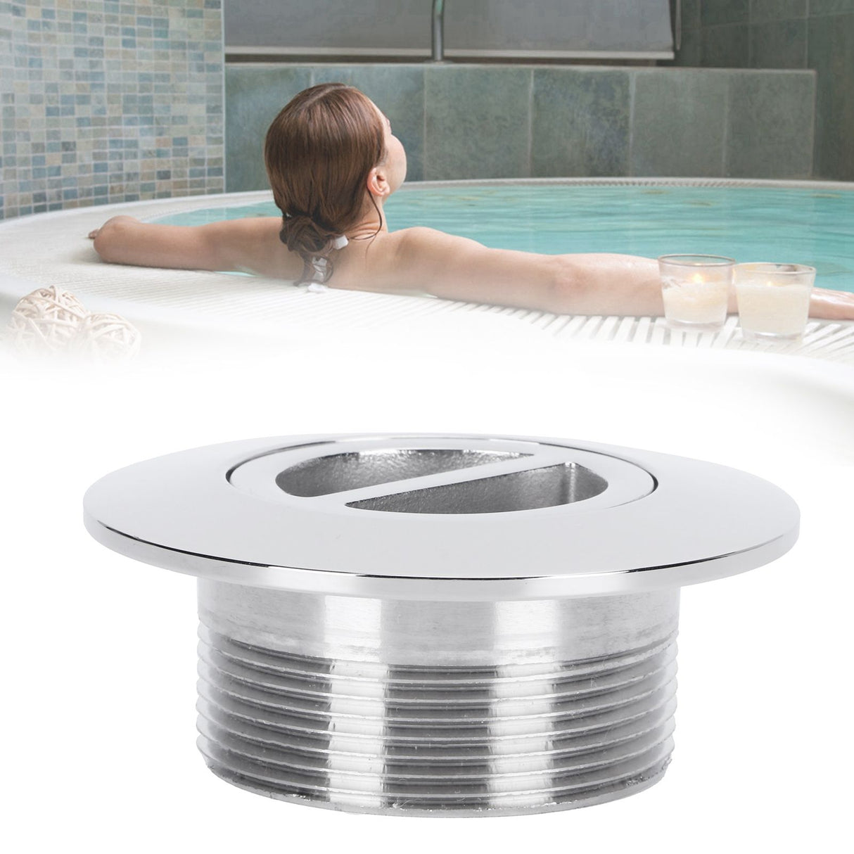 G2 Male Thread Swimming Pool Drain Water Suction Outlet Swimming Pool Accessory