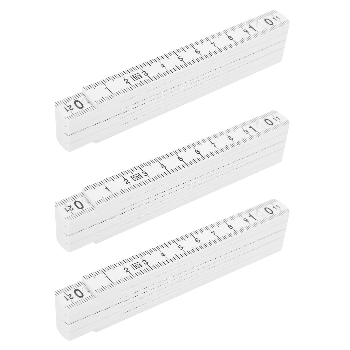 3Pcs Folding Ruler DIY Multi Angle Ruler Linear Measurement for Carpentry Tile Laying