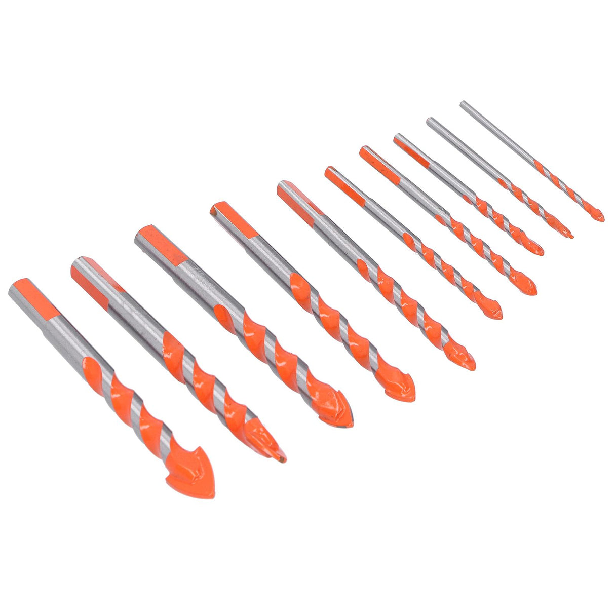 10PCS Multifunctional Drill Bits Set 3/4/5/6/6/8/10/12/14/16mm Triangular Drilling Bit for Wood