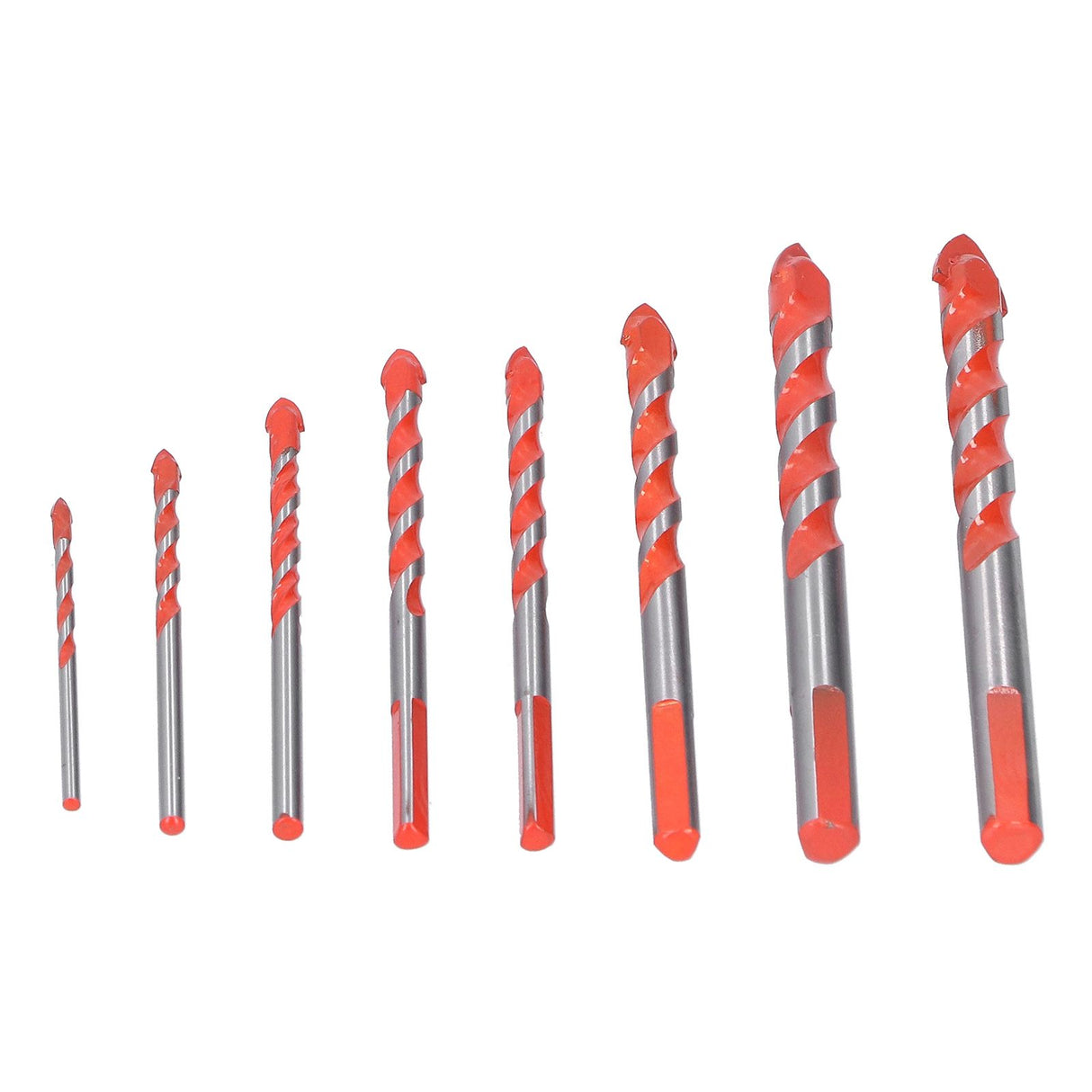 Drill Bit Set Multi Purpose Bits Accessory for Ceramic Tile Concrete Glass Drilling(8Pcs )