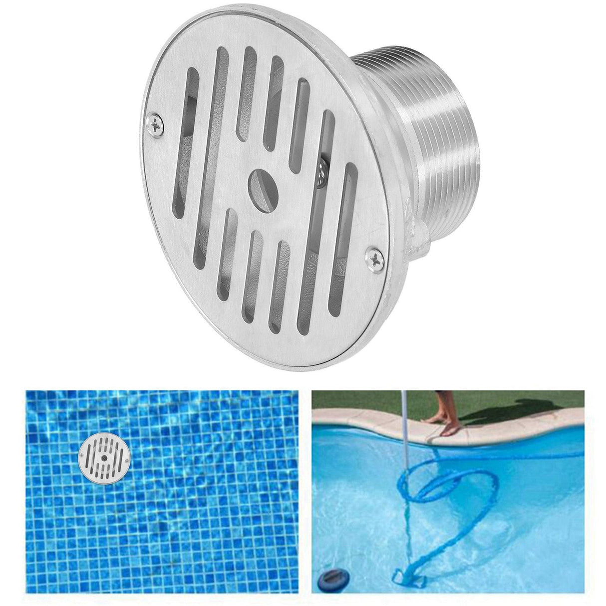 2inch Male Thread Swimming Pool Drain Water Overflow Outlet Swimming Pool Accessory