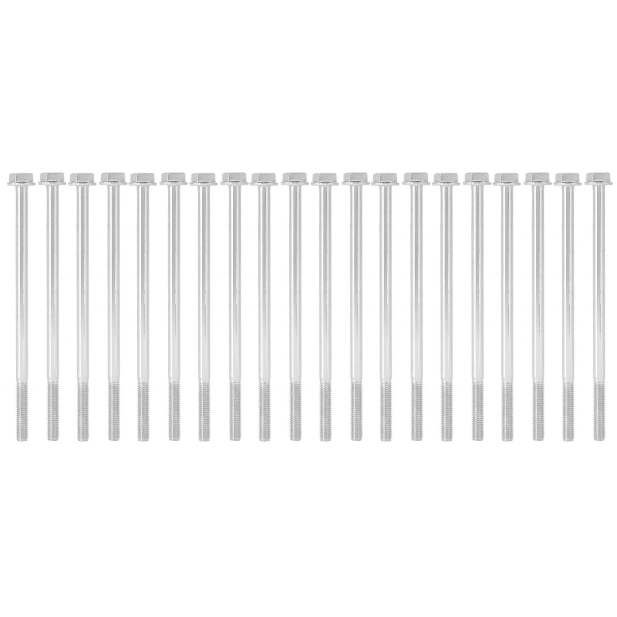 20pcs M6 x 120mm Hex Extended Motor Screw Hex Head Long Screw for Agriculture Household
