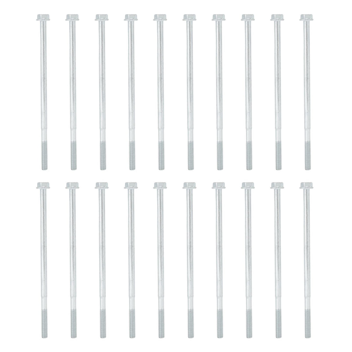 20Pcs Long Hex Bolt Flange Flat Head Screw Replacement M6x135 Generator Hardware Fittings