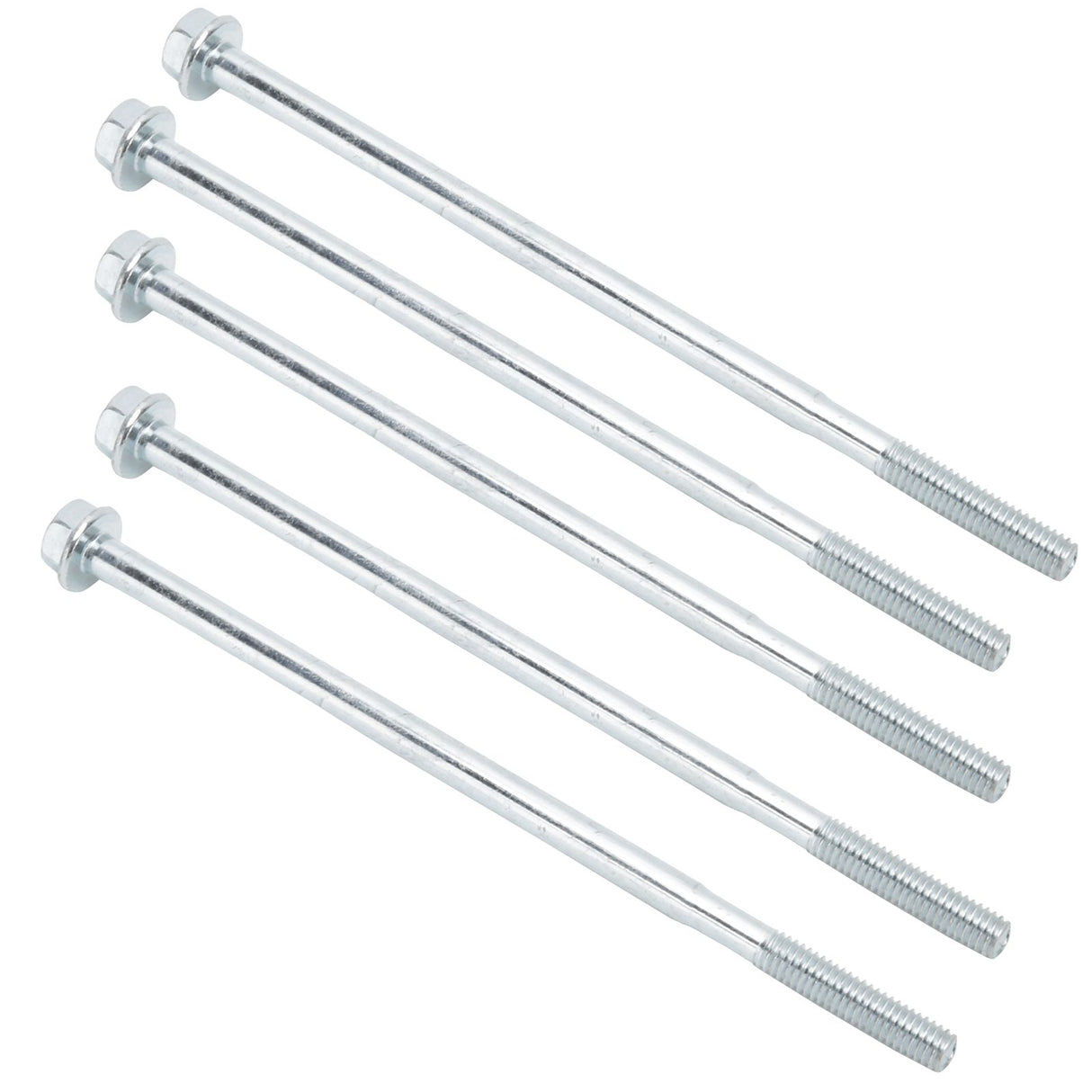 20Pcs Long Hex Bolt Flange Flat Head Screw Replacement M6x135 Generator Hardware Fittings