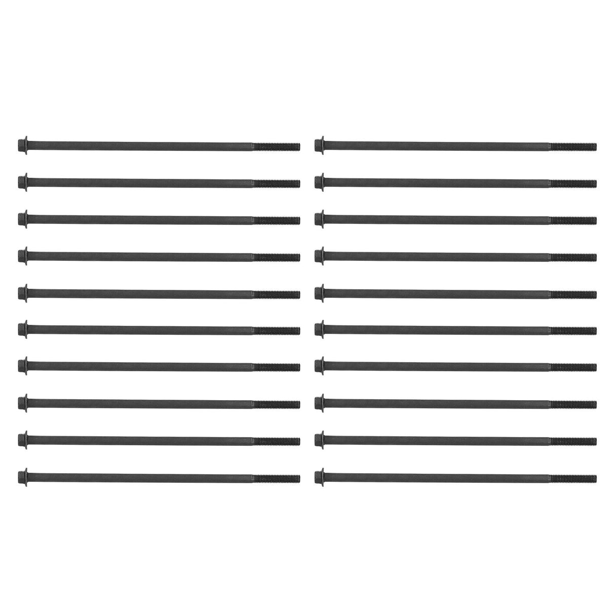 20PCS M6x175 Long Bolts Flange Bolts Threaded Bar Gasoline Diesel Generator Parts