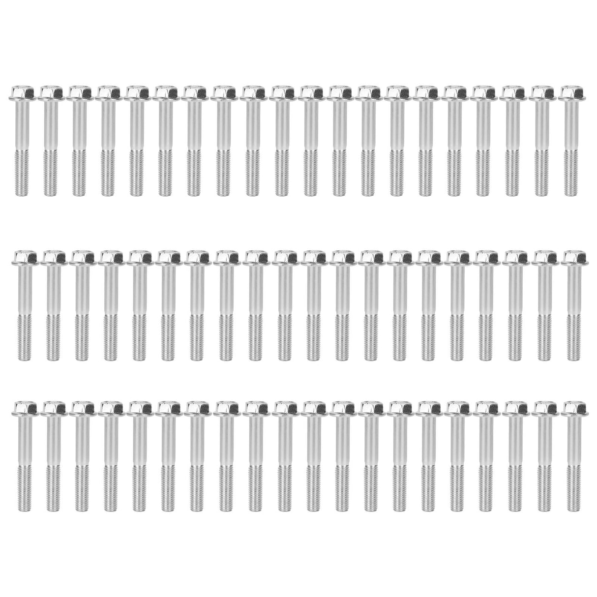 30Pcs M8x55 Screws Cylinder Bolt Accessory for 168F/170F 2kw‑3kw Gasoline Generator