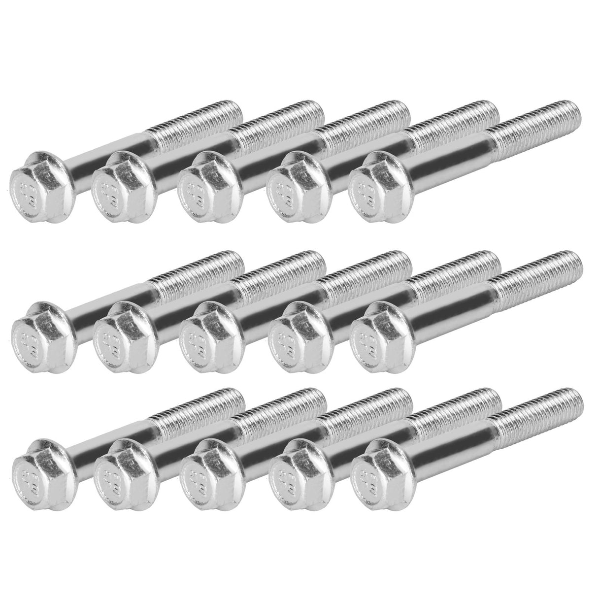 30Pcs M8x55 Screws Cylinder Bolt Accessory for 168F/170F 2kw‑3kw Gasoline Generator