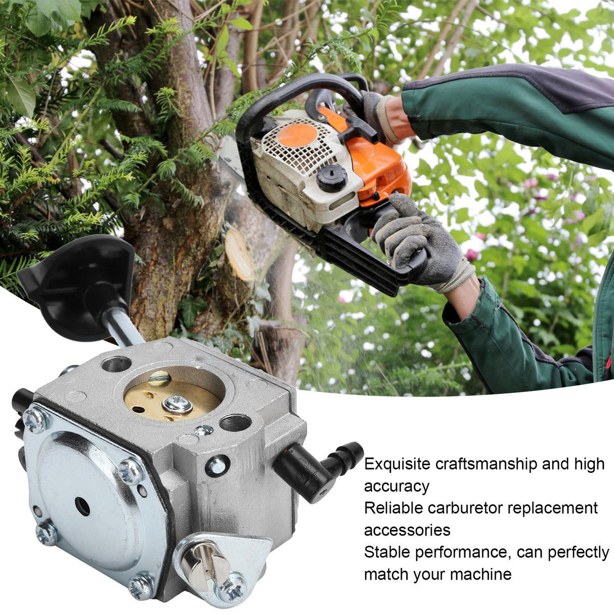 Carburetor Set for Stihl BR320 BR340 BR380 BR400 BR420 Replacement Accessories Kit