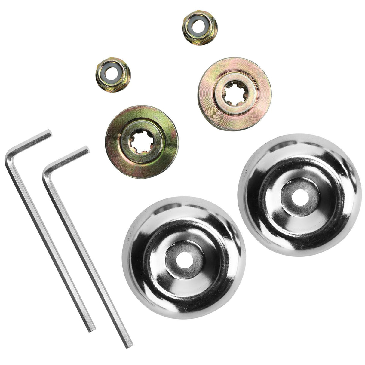 2Set Gear Case Thrust Plate Gasket Collar Nut Kit Lawn Mower Brush Cutter Accessory