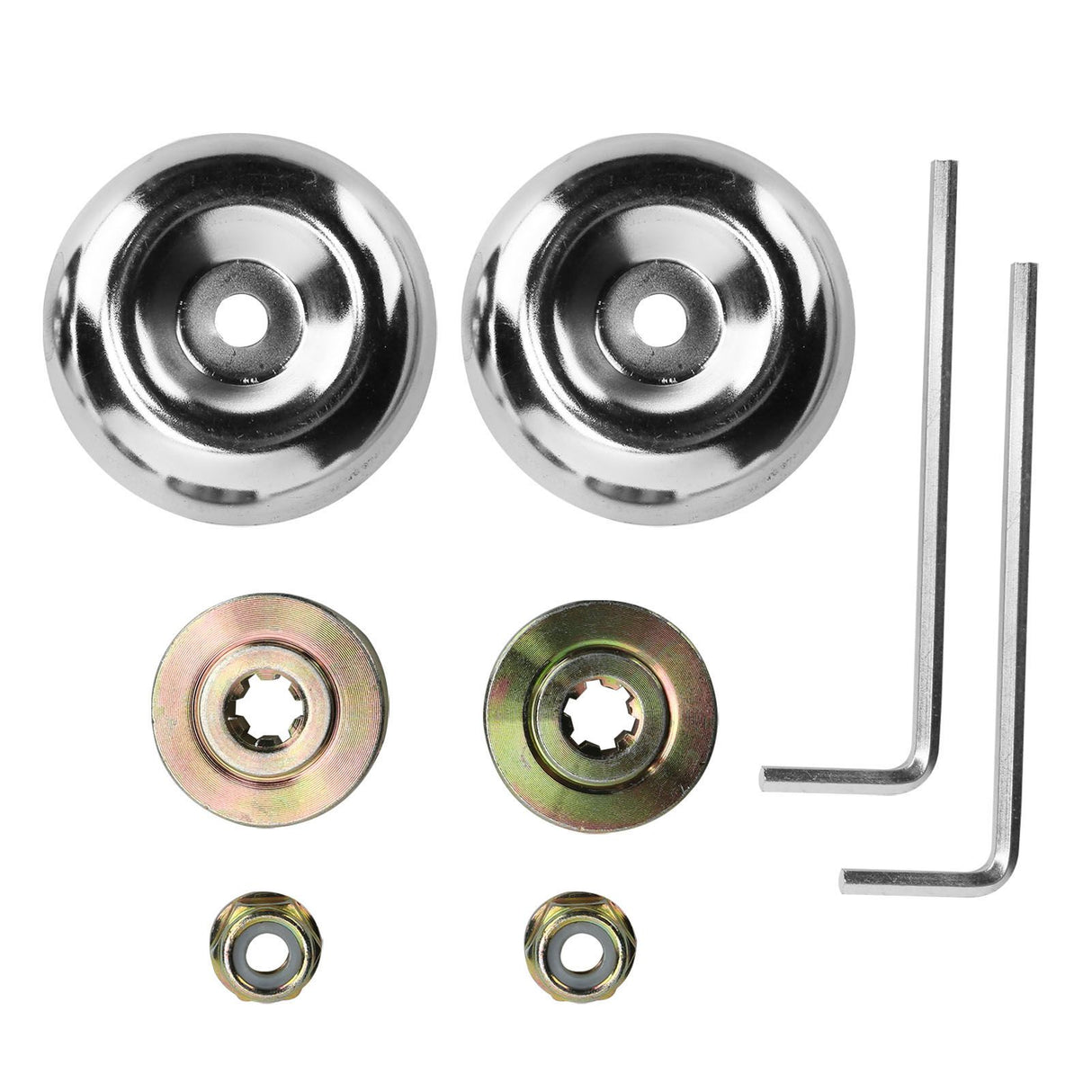 2Set Gear Case Thrust Plate Gasket Collar Nut Kit Lawn Mower Brush Cutter Accessory