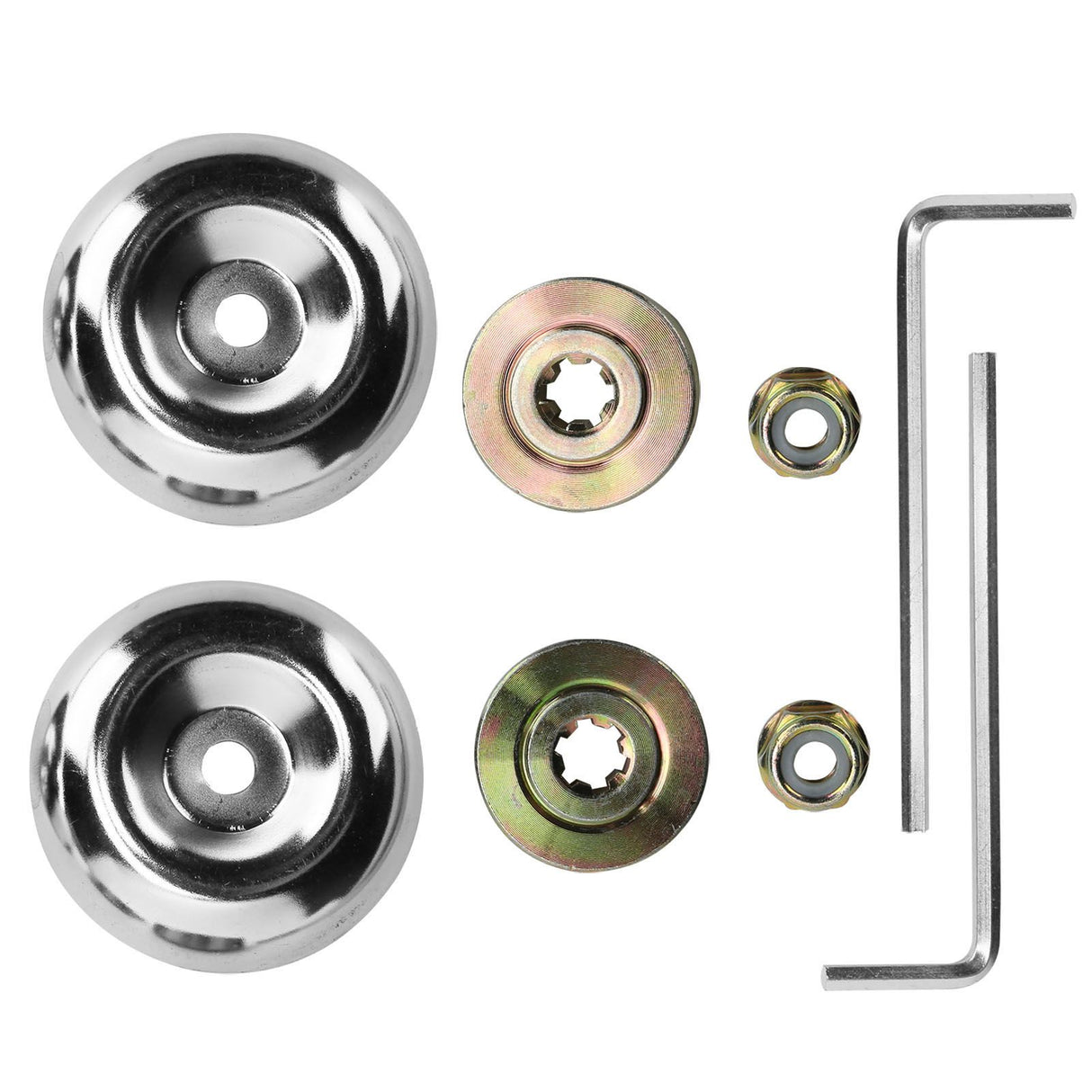 2Set Gear Case Thrust Plate Gasket Collar Nut Kit Lawn Mower Brush Cutter Accessory