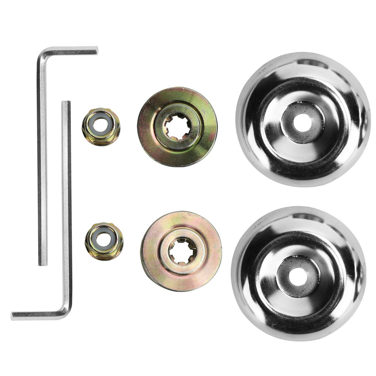 2Set Gear Case Thrust Plate Gasket Collar Nut Kit Lawn Mower Brush Cutter Accessory
