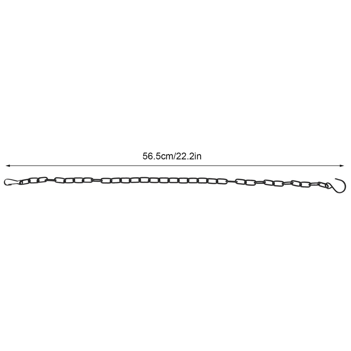 6Pcs Garden Planter Hanging Chain Flower Pot Basket Replacement Iron Sling Chain with Hook