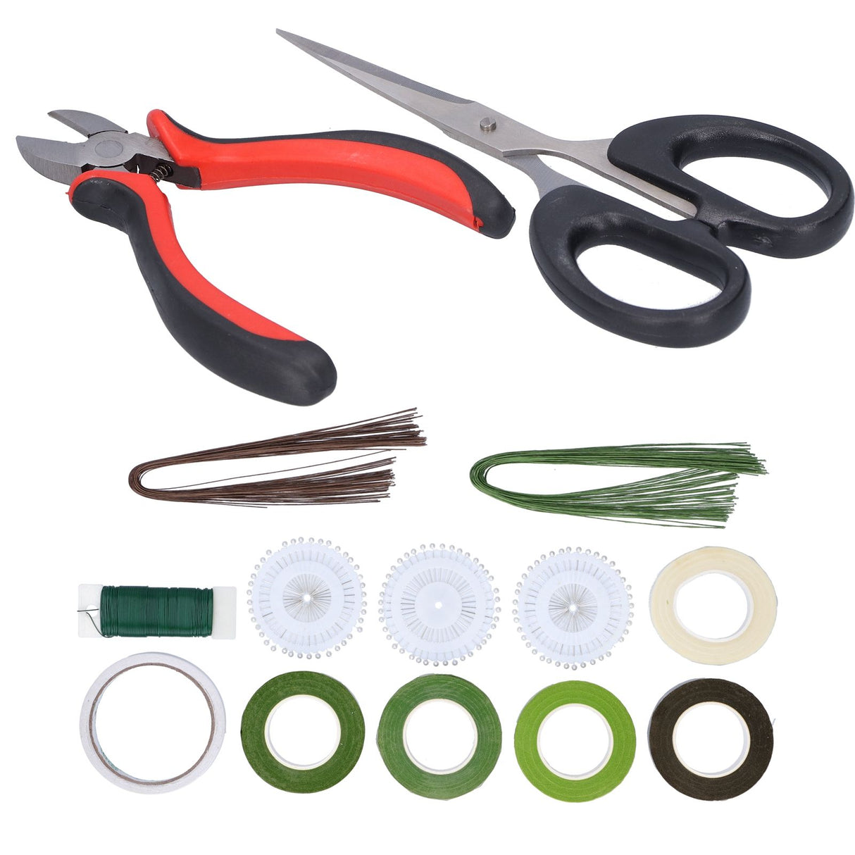 14Pcs set DIY Floral Tool Set Band DoubleSided Adhesive Tape Paint Line Flower Arrangement Tool