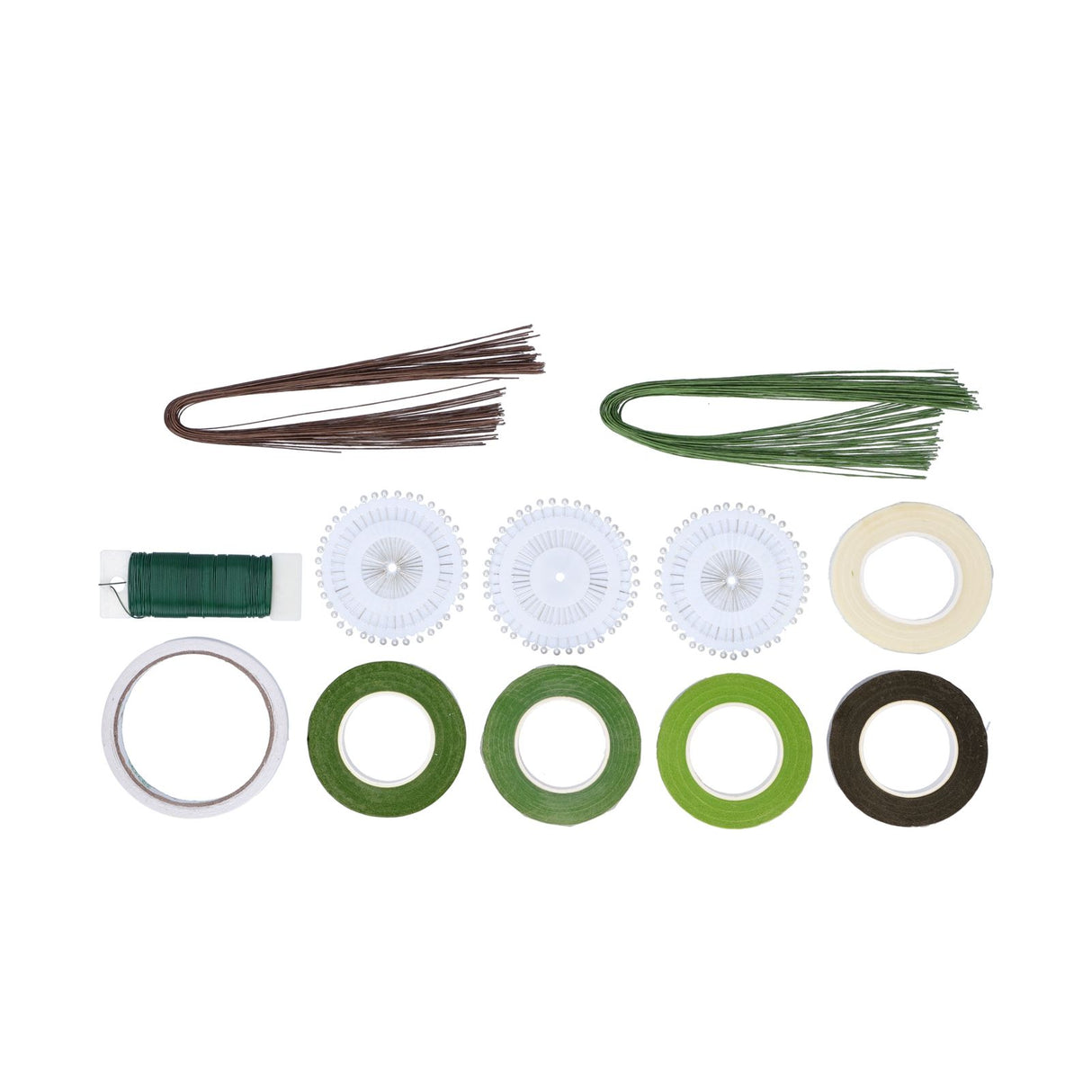14Pcs set DIY Floral Tool Set Band DoubleSided Adhesive Tape Paint Line Flower Arrangement Tool
