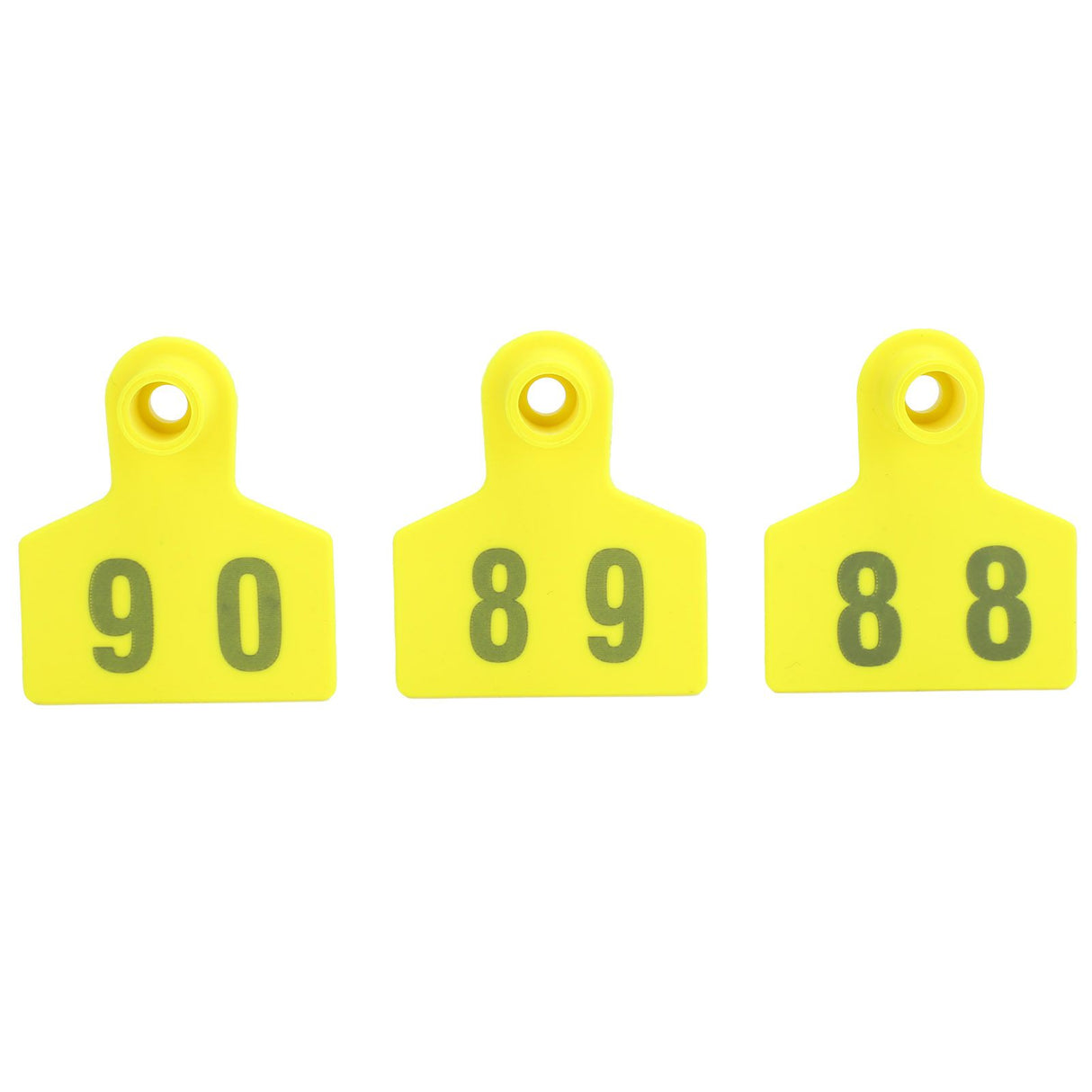 No.001‑100 Farm Pig Ear Tag Livestock Ear Tag Labels Set Poultry Breeding Supplies