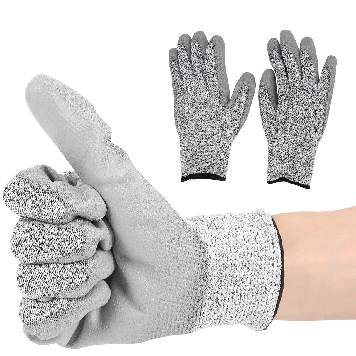 2pairs Waterproof Gardening Gloves Cut Resistant Reusable Working Protective Gloves