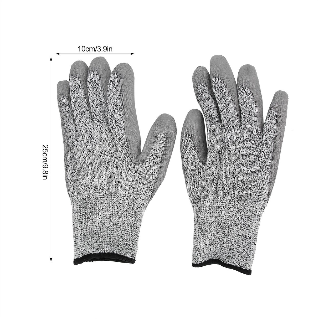 2pairs Waterproof Gardening Gloves Cut Resistant Reusable Working Protective Gloves